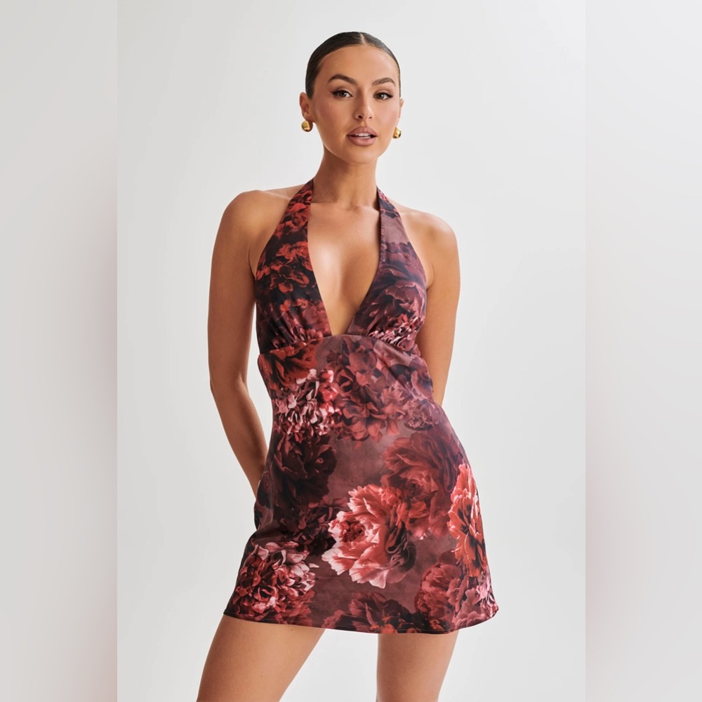 Meshki Halter Mini Dress